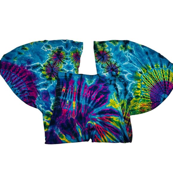 Mellow Mood Viscose/Spandex Multicolor Hippie Bellbottoms/Flare Women's Size O/S - Picture 2 of 9